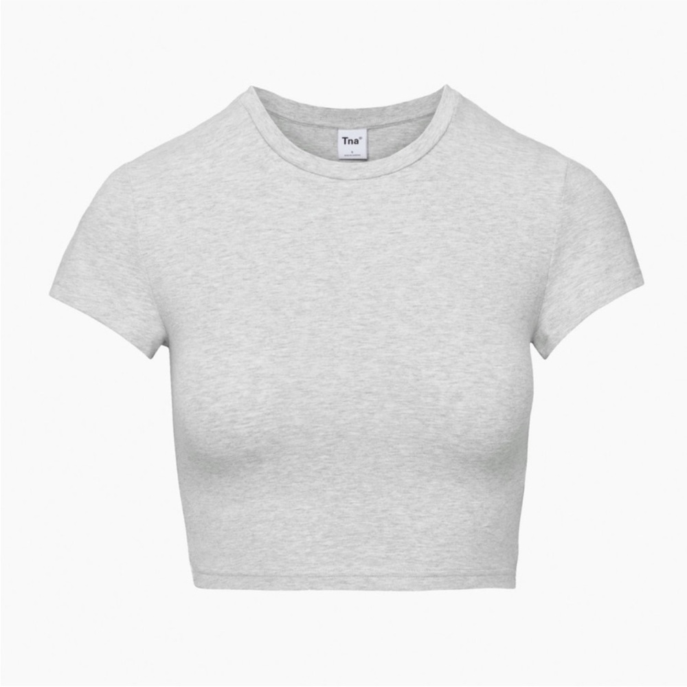 TNA Light Gray Women's Crop Top